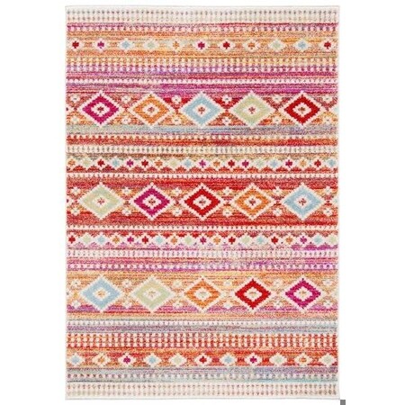 Safavieh Round Adirondack Global Area Rug, Rust & Ivory - 6 x 6 ft. ADR276P-6R